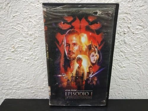 Vhs Star Wars Episodio 1 La Amenaza Fantasma Re-pro Vintage