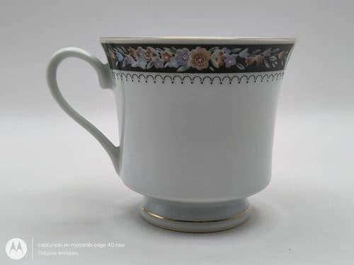 Taza De Te Porcelana Fina China Remington Vintage 1960 Blanco Taza De Te Porcelana Fina China Remington Vintage 1960