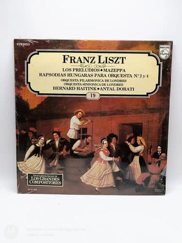 Disco Lp Los Grandes Compositores Salvat Franz Liszt #19 Edición Limitada