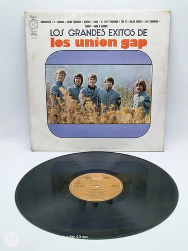 Disco Lp Acetato Los Grandes Éxitos De Los Unión Gap Cbs 75 Estándar