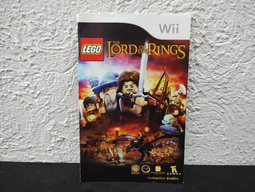 Manual Lego The Lord Of The Rings Wii Solo Manual Original
