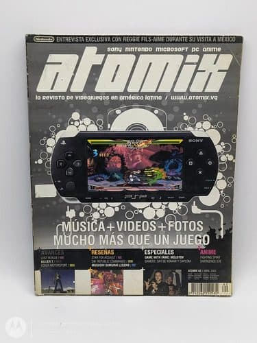 Revista Atomix No.62 Abril 2005 Psp En América — Coleccionables vintage, años NOW