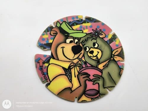 Tazo Armable El Oso Yogui #4 1995 Sabritas Vintage Original