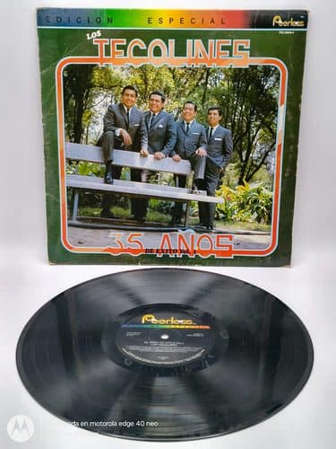 Disco Lp Acetato Trio Los Tecolines 35 Años De Éxitos 1986 Estándar — Audio vintage, años 80s