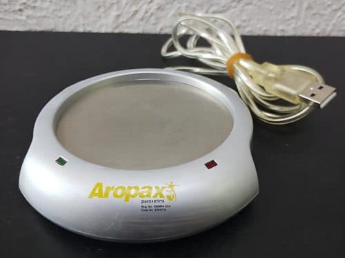 Calentador De Taza De Usb De Café Leche Uso De Hogar Uso 2.0 Plateado Liso