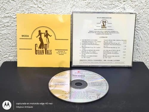Cd Gran Vals Orquesta Vienna Volksoper J.strauss 1994 Aleman