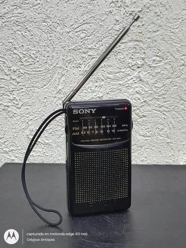 Radio Antiguo Portátil Sony Icf-s14 Fm/am 2band Receiver