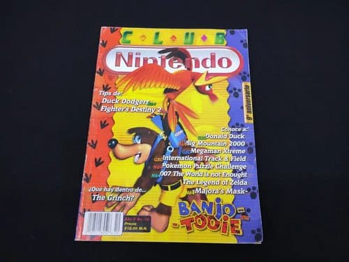 Revista Club Nintendo Año9 #12 Banjo Tooie Dic 2000 Original — Coleccionables vintage, años NOW