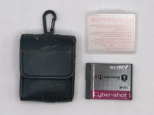 Sony Cyber-shot Np-ft1 Type T Original Usado Plata Con Rosa