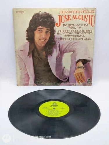 Disco Lp Acetato Jose Augusto Semáforo Rojo Emi 1975 Estándar