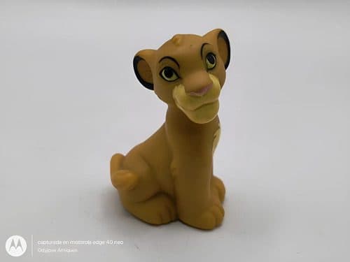 Figura Simba El Rey León Colección Bimbo Vintage Disney 90's