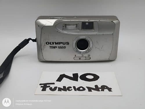 Cámara Analógica Olympus Trip 100r No Funciona Para Reparar Dorado