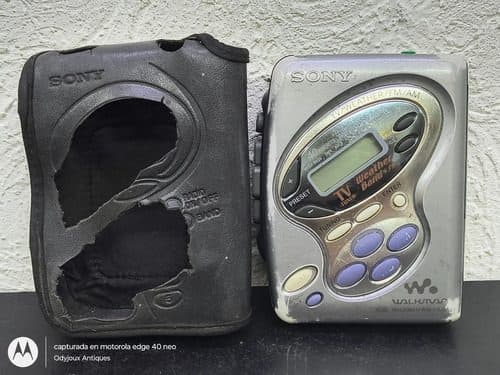 Sony Walkman Wm-fx281 Tv Tuner Weather Band Fm/am Cassette — Audio vintage, años 90s