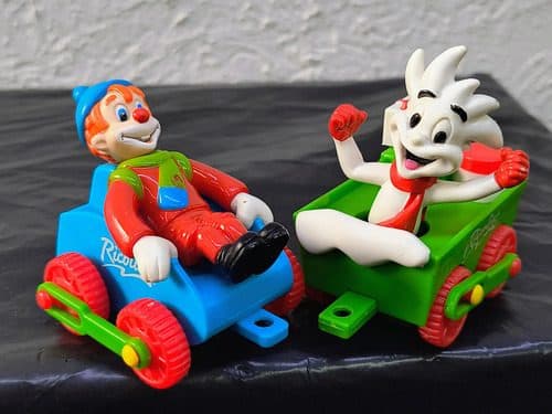 Figuras Tren Navideño Ricolino De Los 90's Vagon Lote 2-pack — Coleccionables vintage, años 90s