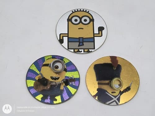 Tazos Minions #52 #110 #121 Sabritas Universal Studios 3pz