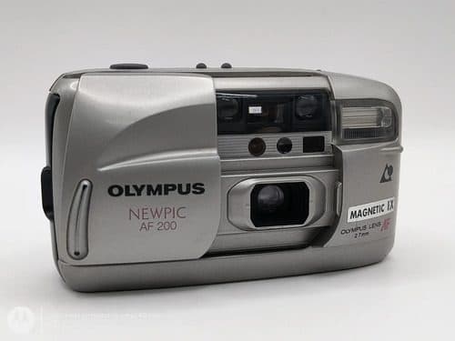Cámara Analógica Olympus Newpic Af-200 Ix Magnetic Aps Retro Plateado