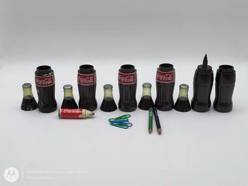 Lote Botellitas Escolares Coca Cola 6-pack 1995 Con Detalle