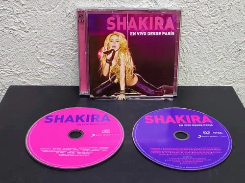 Cd Shakira En Vivo Desde París 2011 Sony Music Original Edición Limitada — Audio vintage, años NOW