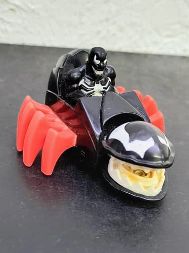 Figura Mcdonald's Marvel Spiderman 1995 Venom Carrito Retro — Coleccionables vintage, años 90s
