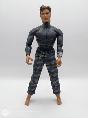 Max Steel Night Security Force Solo Muñeco Mattel 1998 Retro
