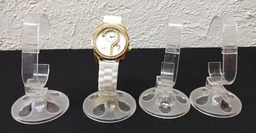 Exhibidores Para Reloj Sencillos De Plástico 5pz Usado