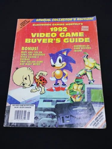 Revista Video Game Buyer's Guide 1992 Ed. Especial Colección — Coleccionables vintage, años 90s