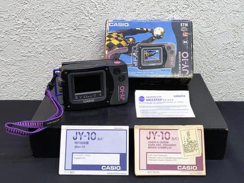 Mini Tv Casio Portátil Lcd Jy-10 Vintage En Caja Completa