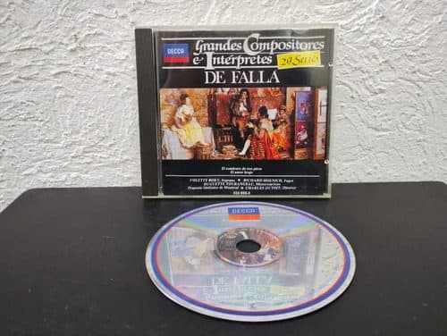 Cd Grandes Compositores E Intérpretes 2a Serie - De Falla Estándar