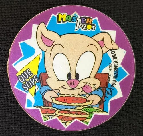 Tazo Máster Tazos Tiny Toons 1994 #108 Que Sope Hampton
