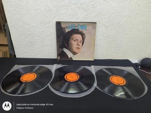 Disco Lp Acetato Leo Dan 3-pack De Colección Éxitos Cbs 1976
