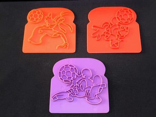 Disney Moldes Marca Pan Bimbo Diverti Sandwich De Colección Morado — Coleccionables vintage, años 90s