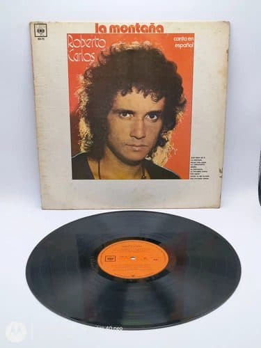 Disco Lp Acetato Roberto Carlos La Montaña Español Cbs 1973 Estándar