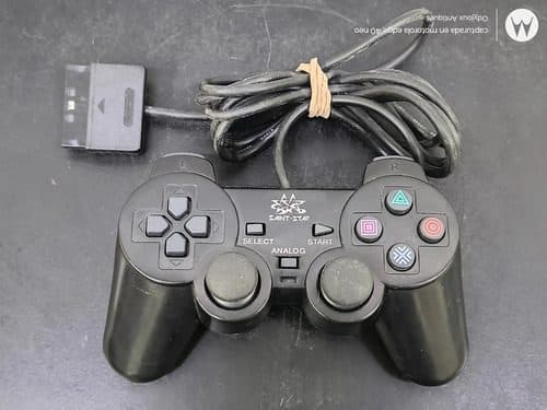 Joystick Alámbrico Saint-star Vibration 2 Para Playstation 2 Negro
