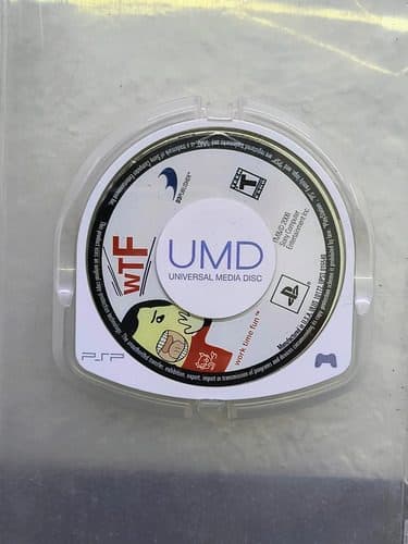 Work Time Fun Wtf Para Psp Solo Disco Usado Original