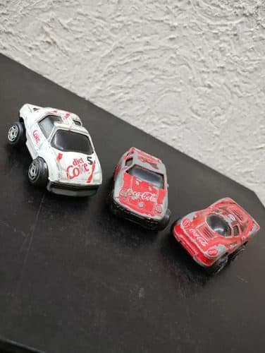 Carritos Coca Cola Metálicos 3-pack Años 90's Con Detalle — Coleccionables vintage, años 90s