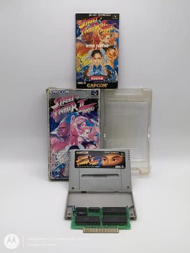 Street Fighter 2 Turbo Para Super Famicom Japonés En Caja