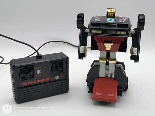 Auto Transformers Robot Vintage 80s Control Remoto Hong-kong Negro Robot Transformer