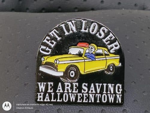 Pin/broche Get In Loser We Are Saving Halloweentown Terror Amarillo Pin/broche Get In Loser We Are Saving Halloweentown Terror Metal 2.7cm