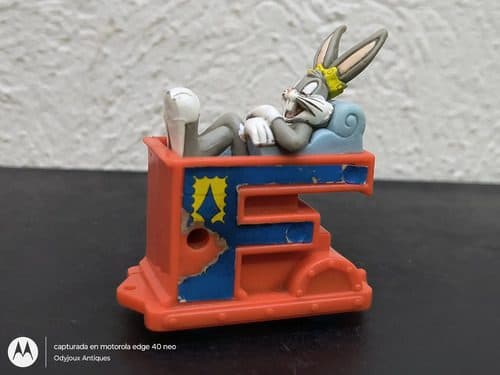 Figura Bugs Bunny Letra F Sonrics Fiesta 2000 Looney Tunes — Coleccionables vintage, años NOW