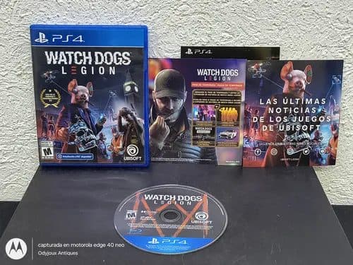Watch Dogs: Legion Standard Playstation 4 Ps4 Original Usado — Gaming vintage, años NOW
