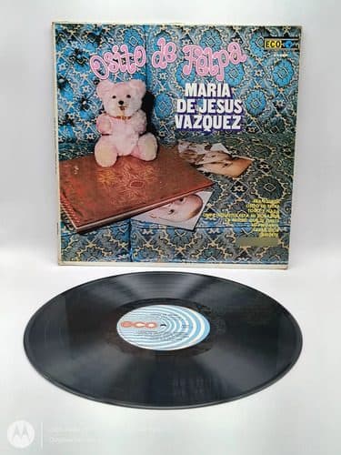 Disco Lp Acetato Maria De Jesús Vazquez Osito De Felpa 1974 Estándar