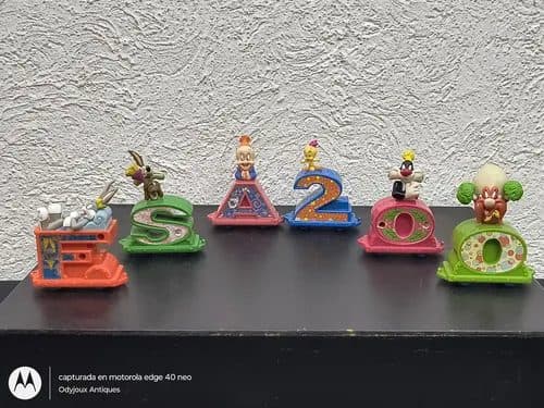 Lote Figuras Looney Tunes Fiesta 2000 Sonrics 6-pack Vintage — Coleccionables vintage, años NOW