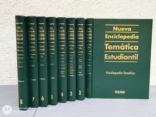 Nueva Enciclopedia Temática Estudiantil 8 Tomos Océano 1998 — Coleccionables vintage, años 90s