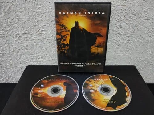 Dvd Batman Inicia 2005 Christian Bale 2 Discos Original