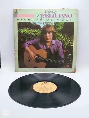 Disco Lp Acetato Jose Feliciano Escenas De Amor 1982 Rca Usa Estándar — Audio vintage, años 80s