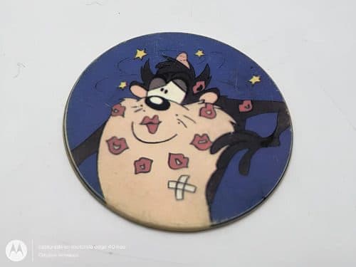 Máster Tazos Looney Tunes #95 Taz Mania Besos 1994 Sabritas