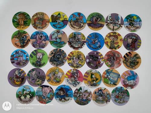 Tazos Lenticulares Super Tazo Tinny Toons 1994 Lote 34-pack — Coleccionables vintage, años 90s