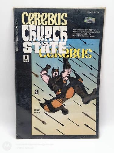 Comic Cerebus Church & State Marvel Comics Inglés Año 1996