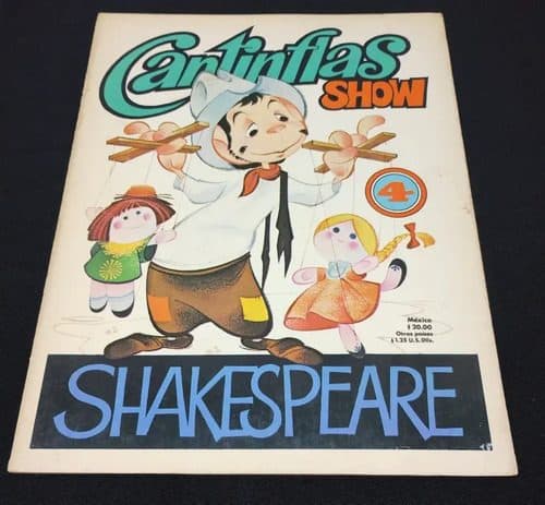 Revista Cantinflas Show #4 Shakespeare Intermex 1973