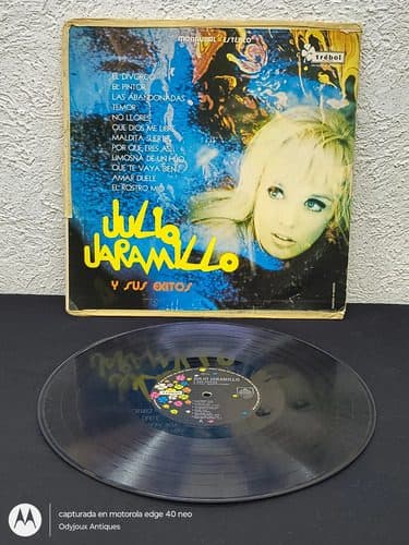 Julio Jaramillo Y Sus Éxitos 1970 Monaural Trébol Vynil Lp